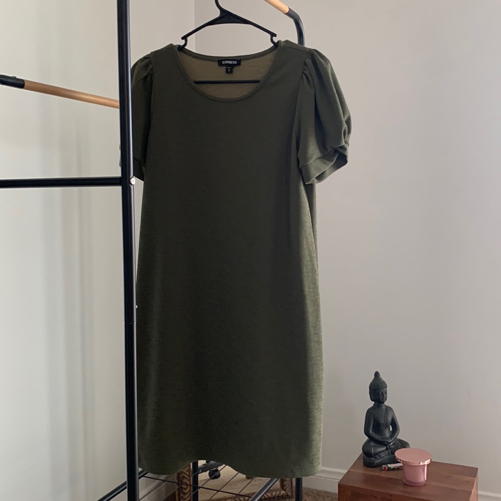 Army Green Tunic Dress